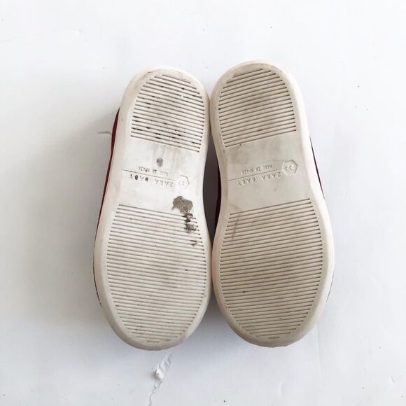 ZARA maroon suede loafers VGUC size 22(6) - Picture 7 of 7